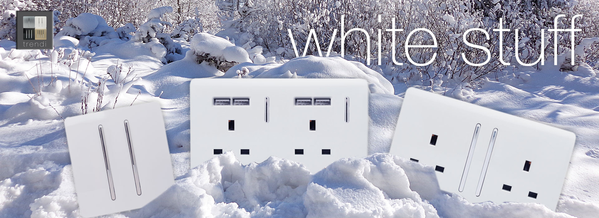 Trendi White Wiring Accessories Trendi Decorative Screwless Trendi White Wiring Accessories Trendi Decorative Screwless